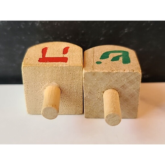 Wooden Dreidels USED - Picture 6 of 10